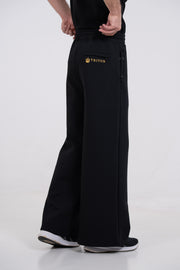 BLACK TPS WIDE-LEG SWEATPANTS