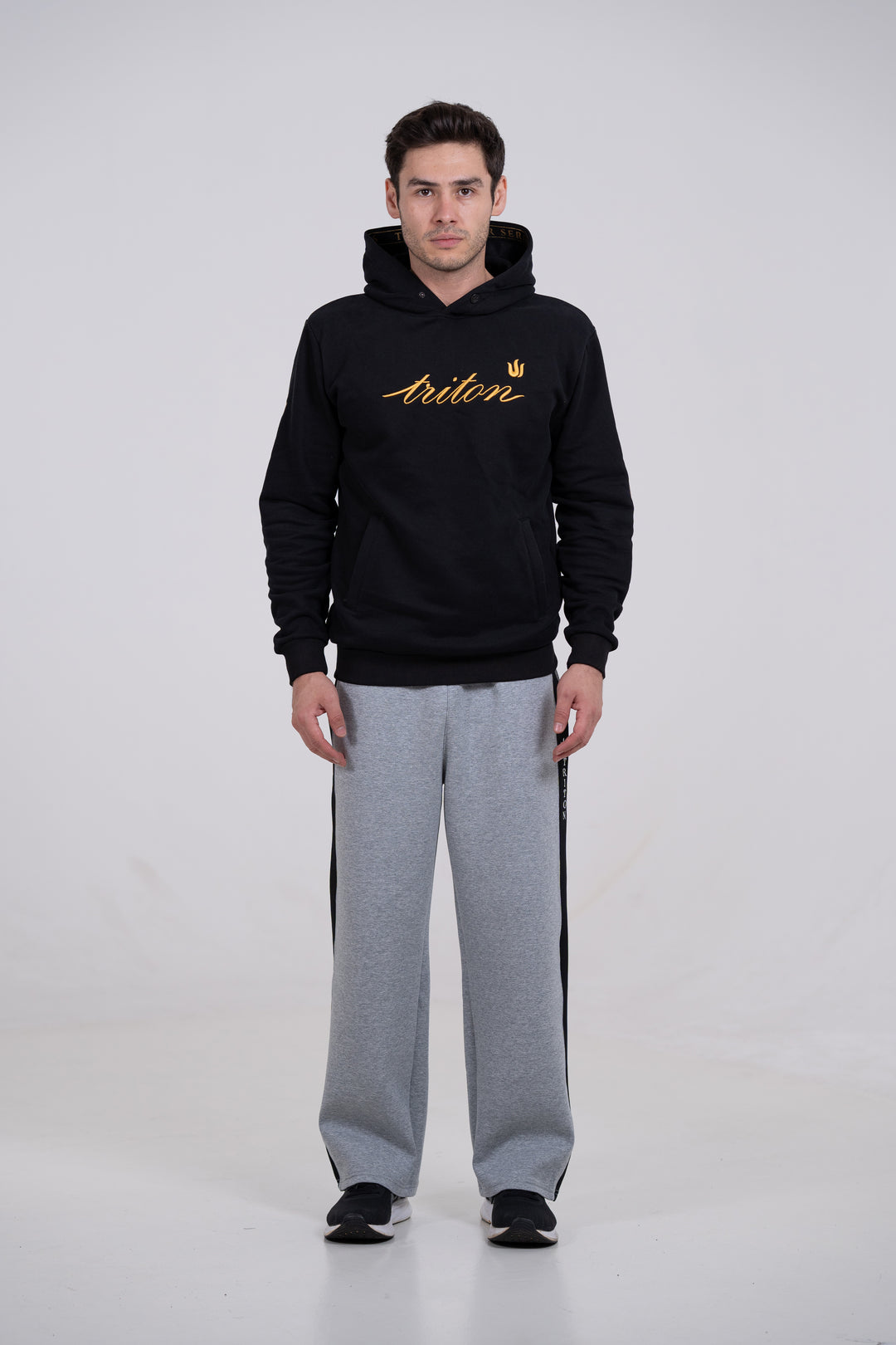 BLACK TRITON EMBROIDERY HOODIE – Triton Series Shop