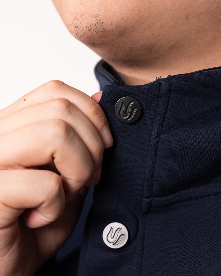 NAVY BLUE TRITON LOGO HOODIE