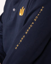 NAVY BLUE TRITON LOGO HOODIE