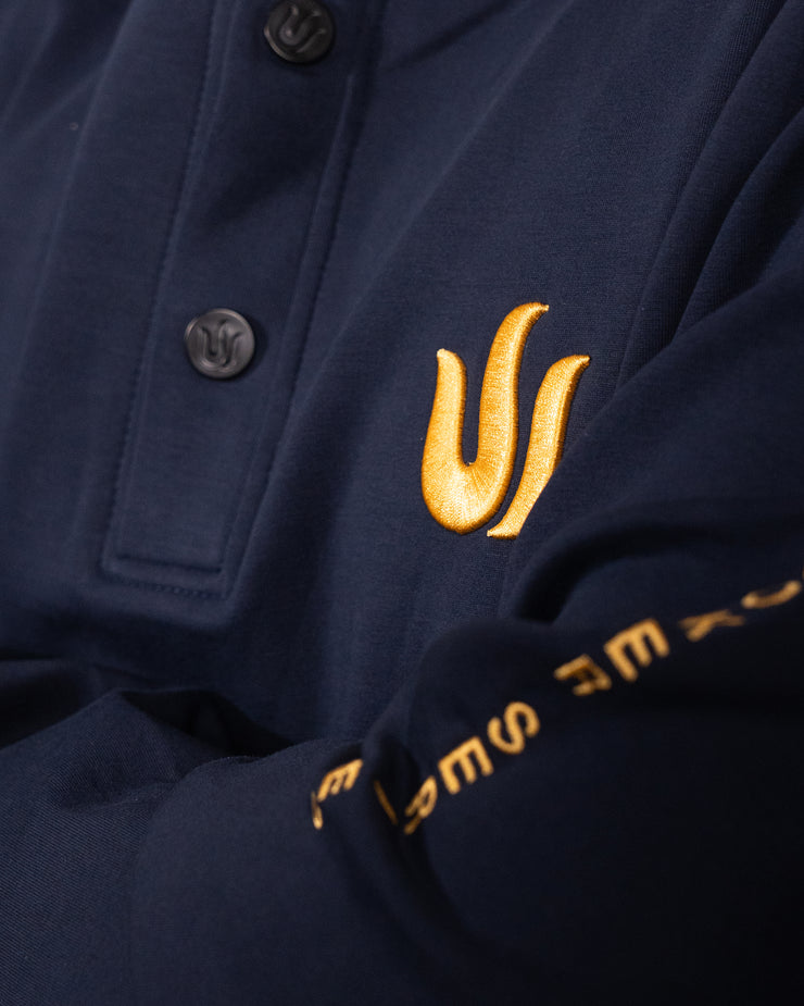 NAVY BLUE TRITON LOGO HOODIE