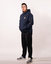 NAVY BLUE TRITON LOGO HOODIE
