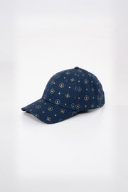 BLUE FULL PRINT BASEBALL CAP