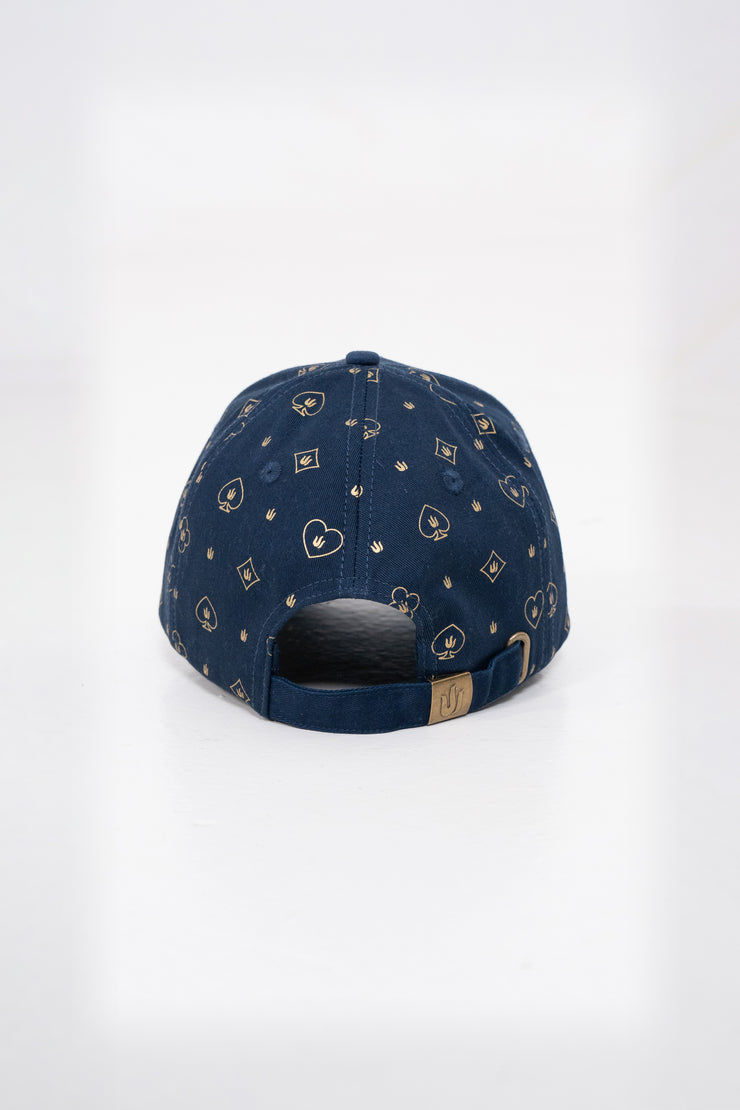 BLUE FULL PRINT BASEBALL CAP