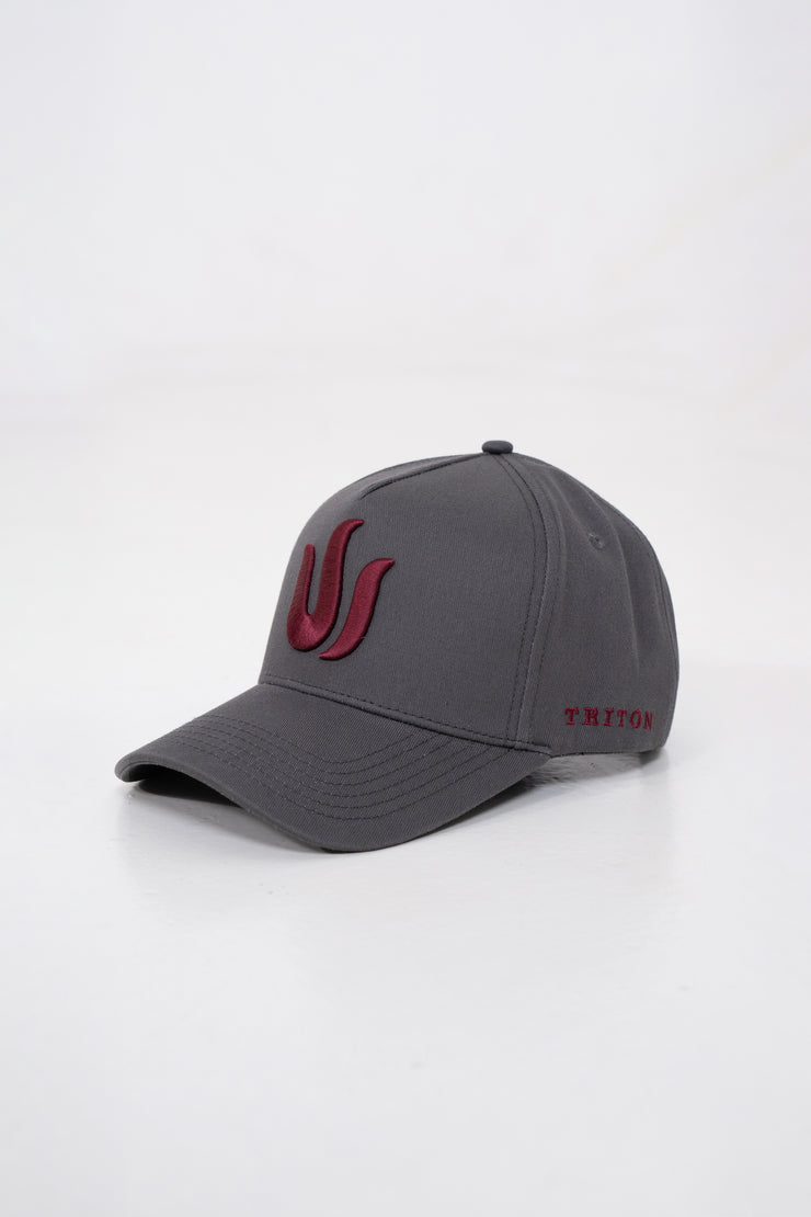 GREY LOGO BASEBALL CAP