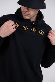 BLACK TPS OVERSIZED HOODIE