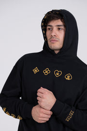 BLACK TPS OVERSIZED HOODIE