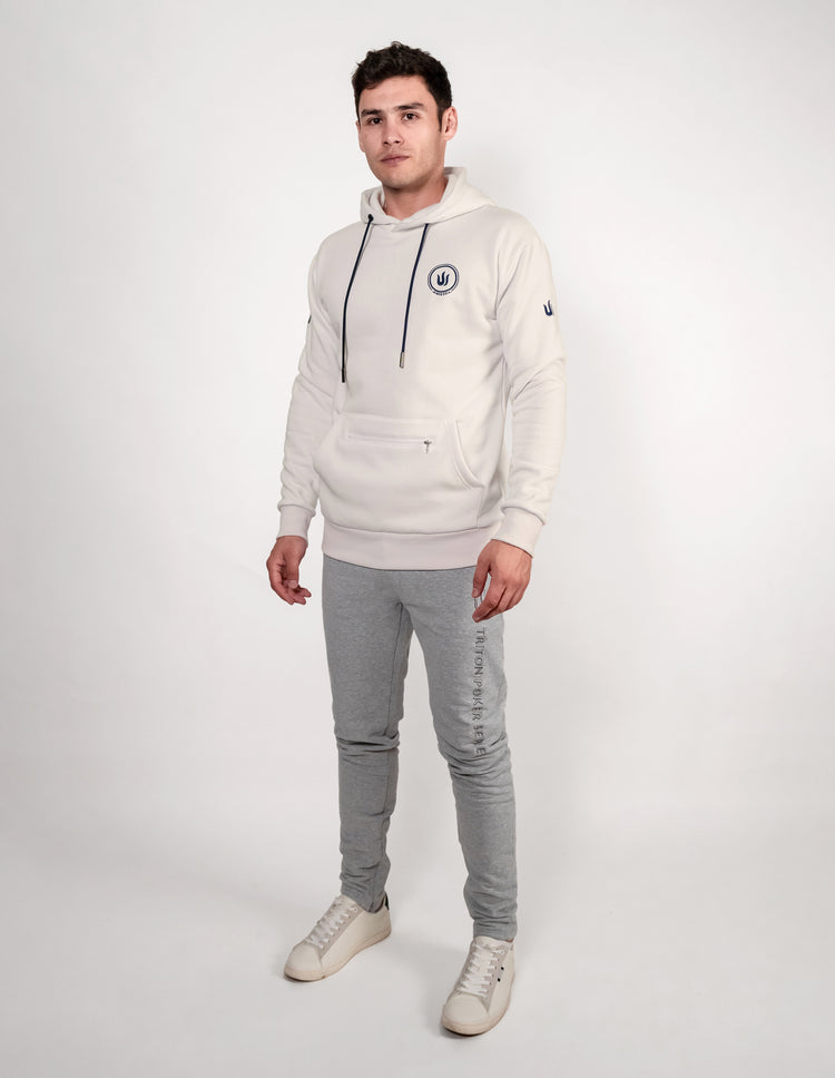 Tシャツ・カットソー OFF WHITE Men Hoodies OMBA057F22FLE0124601 Gray OFF WHITE LOGO BLUE HOODIE – Triton Series Shop