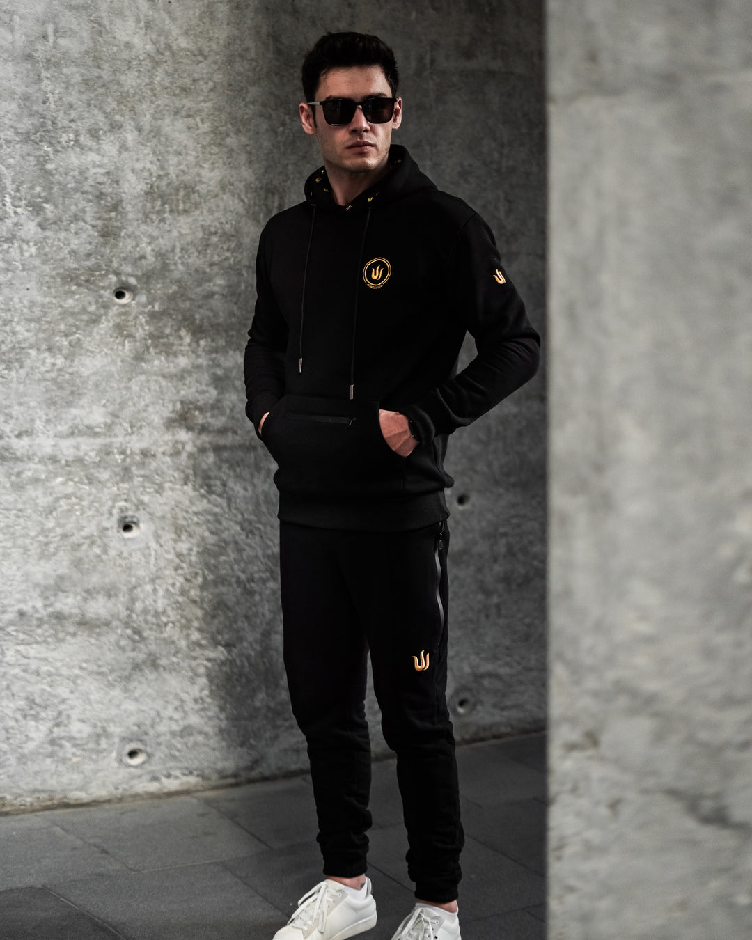 BLACK CLASSIC LOGO HOODIE – Triton Series Shop