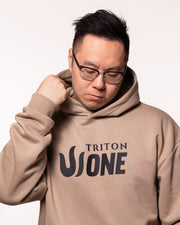 PRE-ORDER TRITON ONE KHAKI RELAXED HOODIE (Last order 20th Sept 2025) (Ship out 20 Oct 2025)