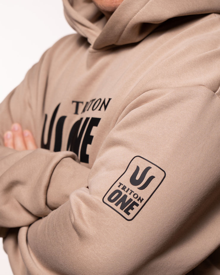 PRE-ORDER TRITON ONE KHAKI RELAXED HOODIE (Last order 20th Sept 2025) (Ship out 20 Oct 2025)