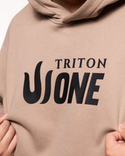 PRE-ORDER TRITON ONE KHAKI RELAXED HOODIE (Last order 20th Sept 2025) (Ship out 20 Oct 2025)