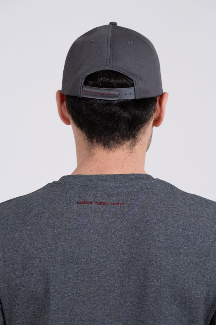 GREY LOGO BASEBALL CAP