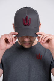 GREY LOGO BASEBALL CAP