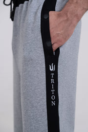 GREY STRAIGHT CUT SWEATPANTS