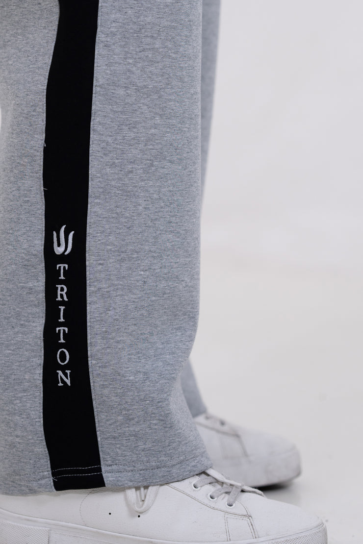 GREY STRAIGHT CUT SWEATPANTS