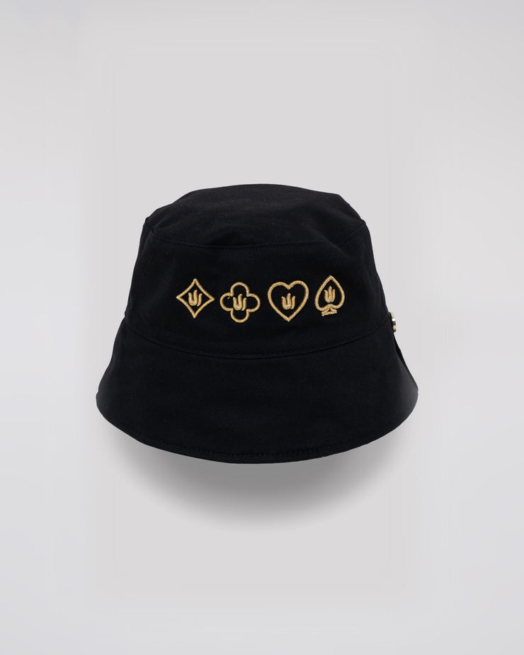 BLACK TRITON POKER HAT