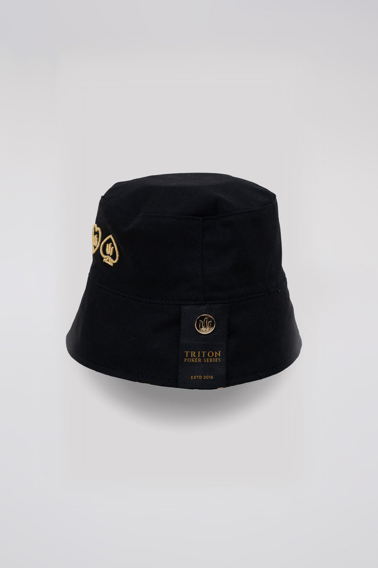 BLACK TRITON POKER HAT