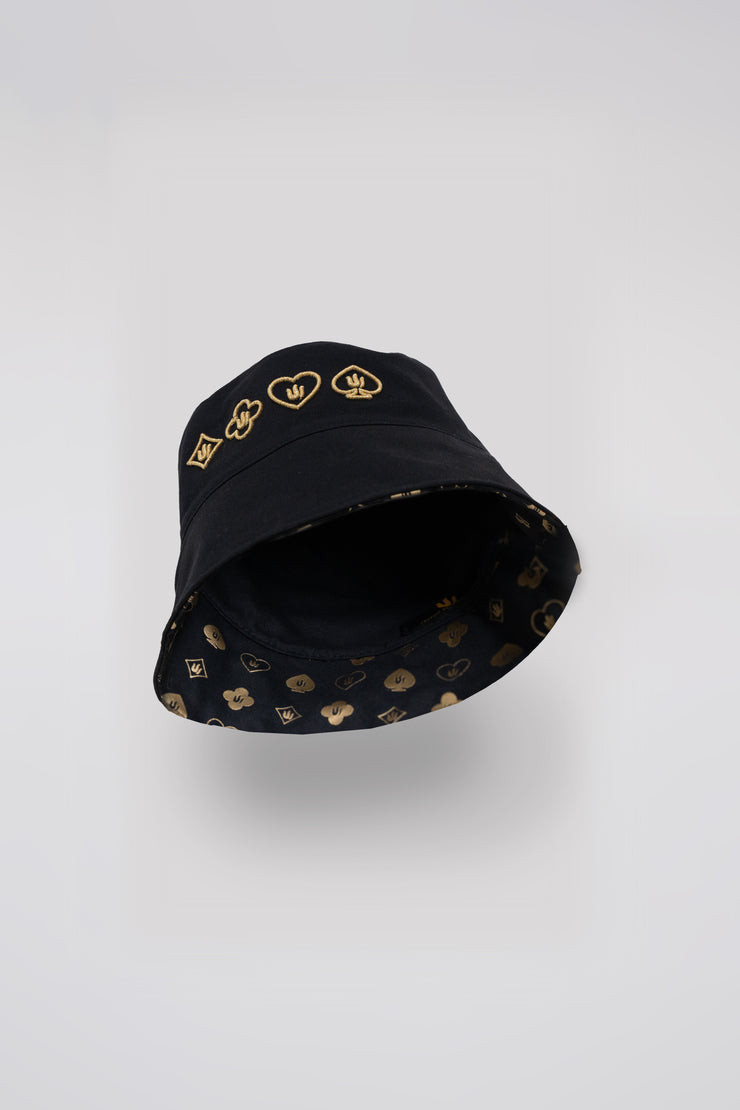 BLACK TRITON POKER HAT