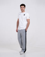 GREY STRAIGHT CUT SWEATPANTS