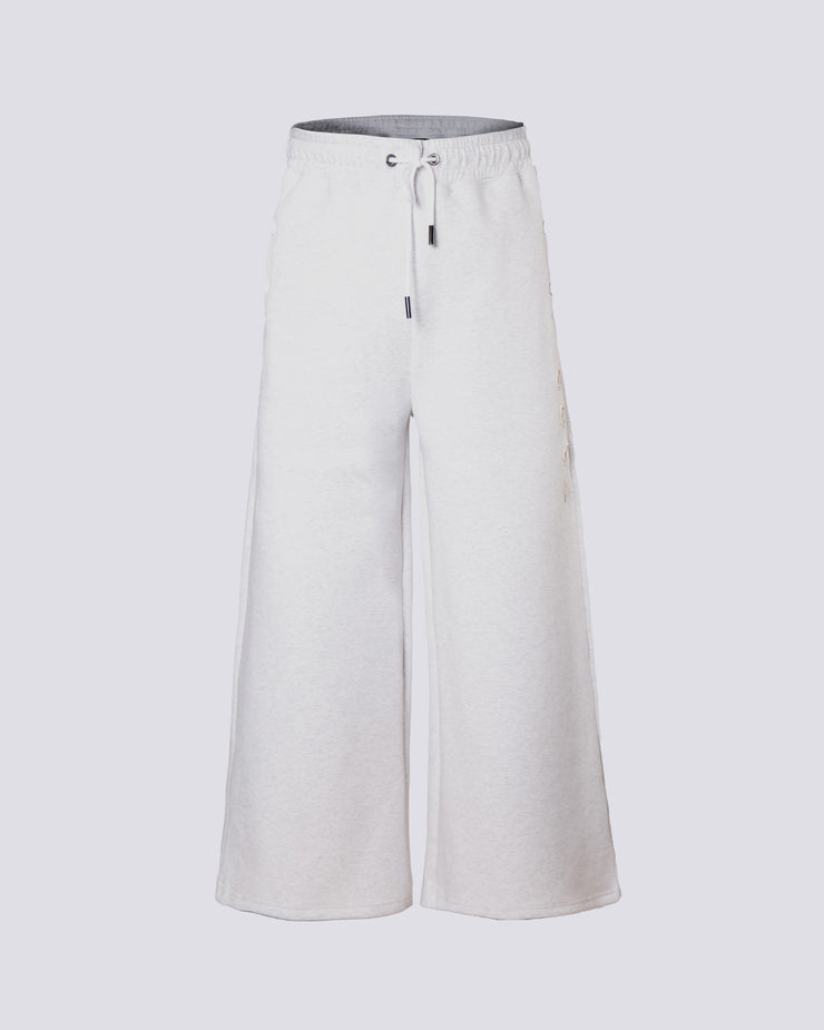 LT. GREY TPS WIDE-LEG SWEATPANTS