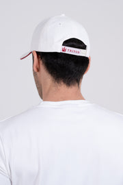 WHITE TRITON BASEBALL CAP