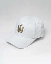 WHITE LOGO BASEBALL CAP