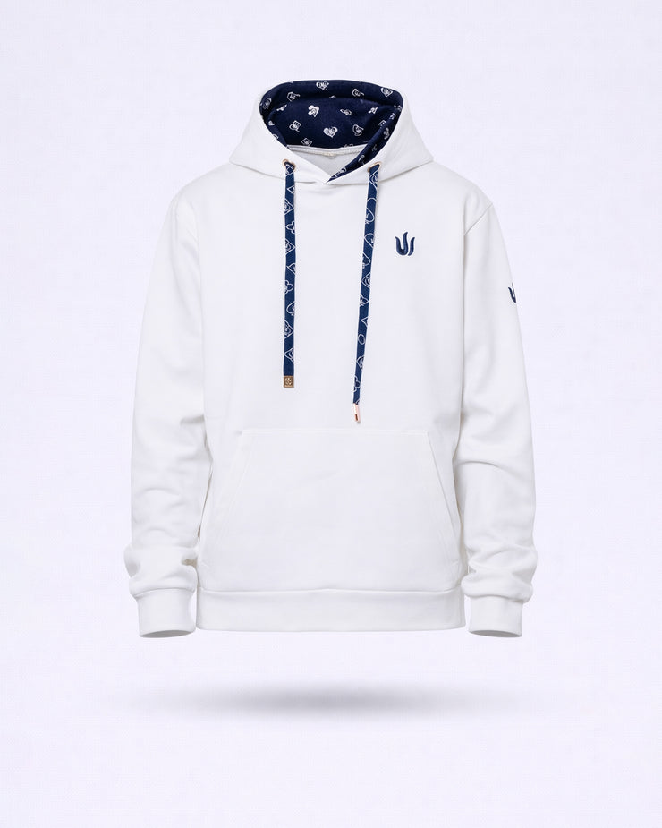 WHITE TPS MINIMAL LOGO HOODIE – Triton Series Shop
