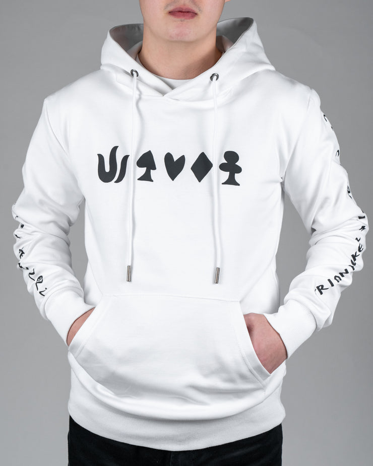 TRITON X JBRW WHITE HOODIE